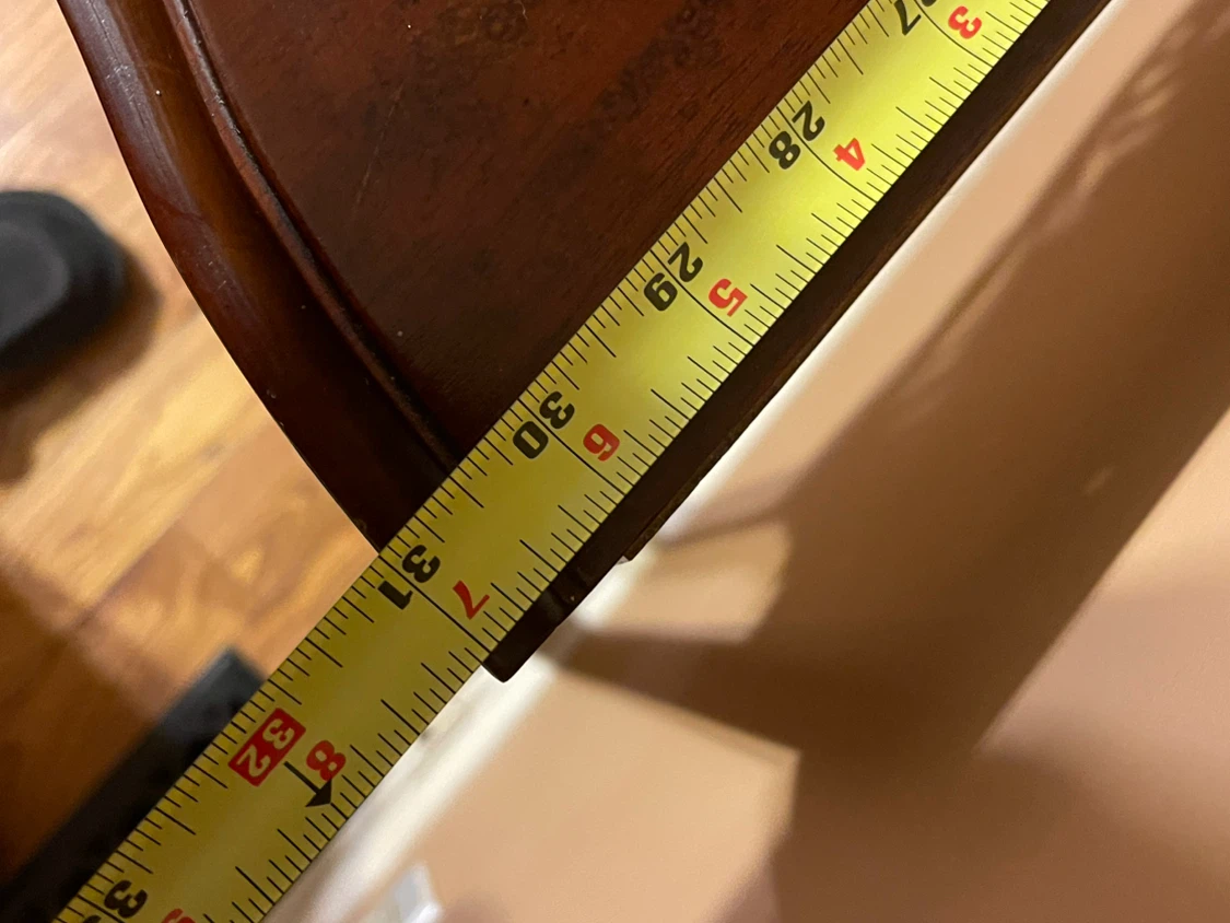 Wooden entryway console table - photo 3