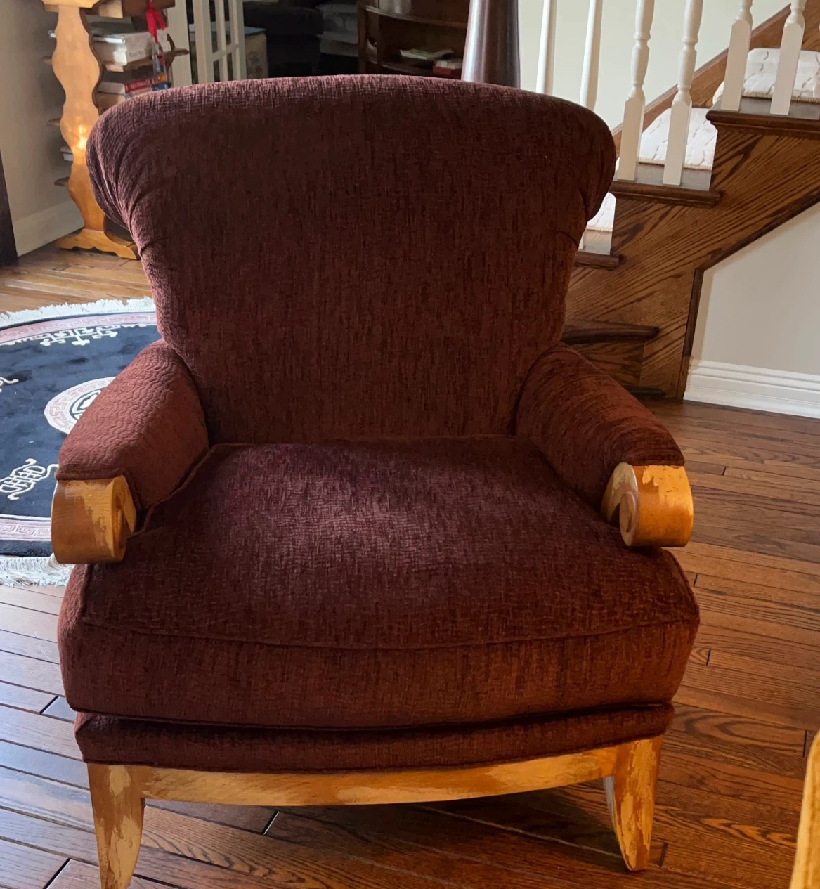 Vintage Upholstered Accent Chair