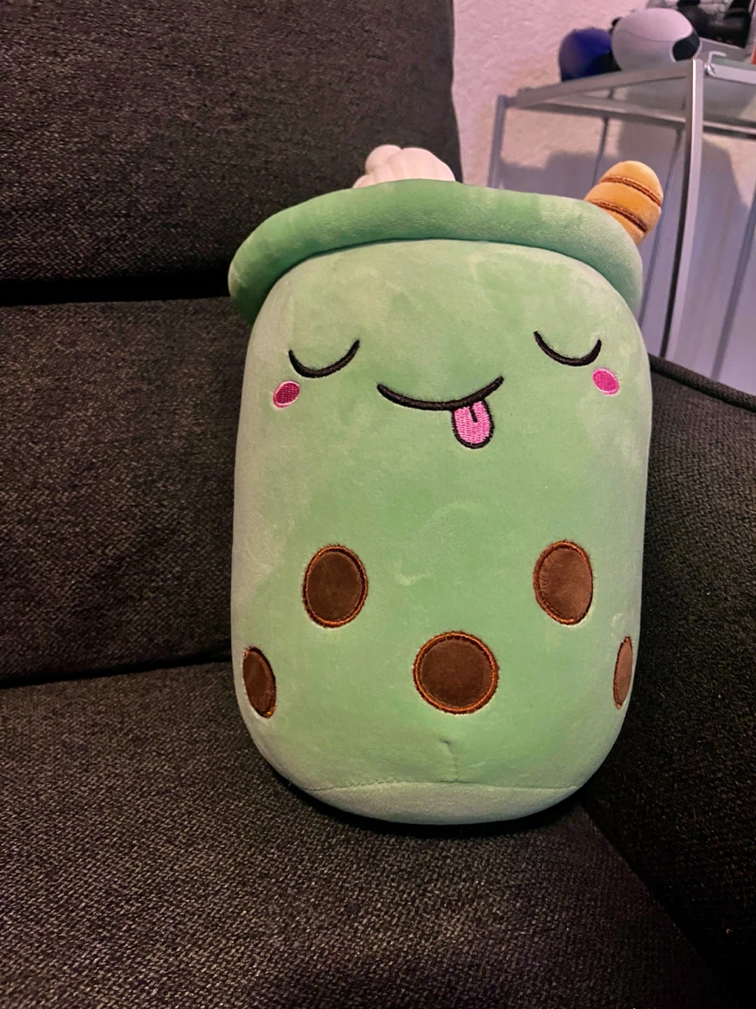 Squishmallows Green Boba Tea Plush