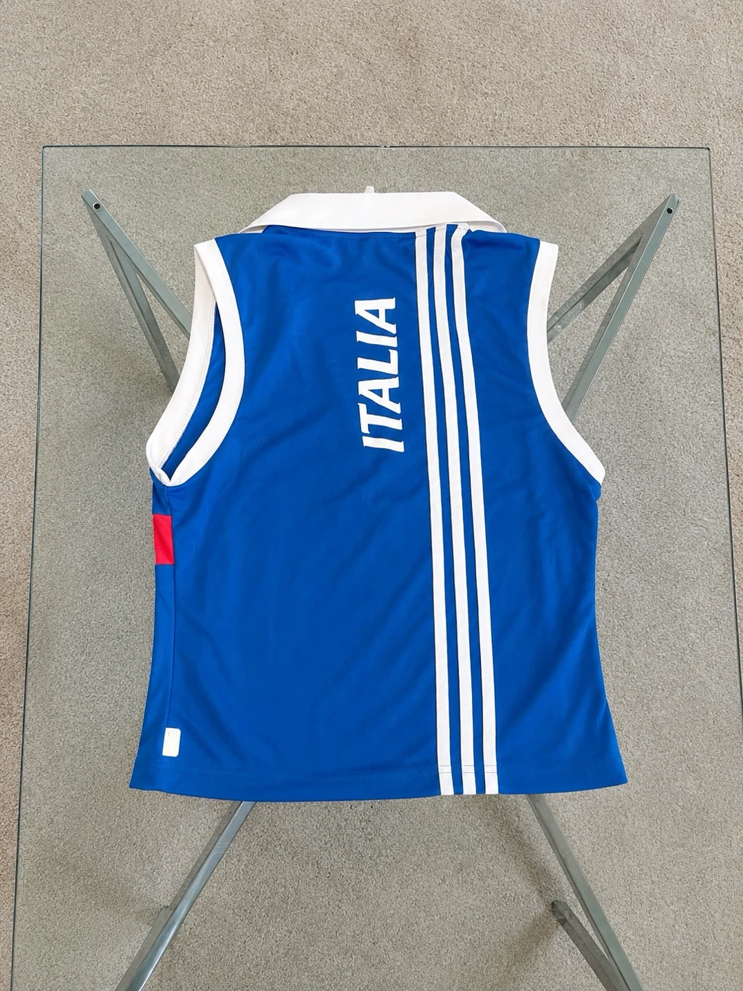 Adidas Italy 2006 World Cup Sleeveless Polo M - photo 2