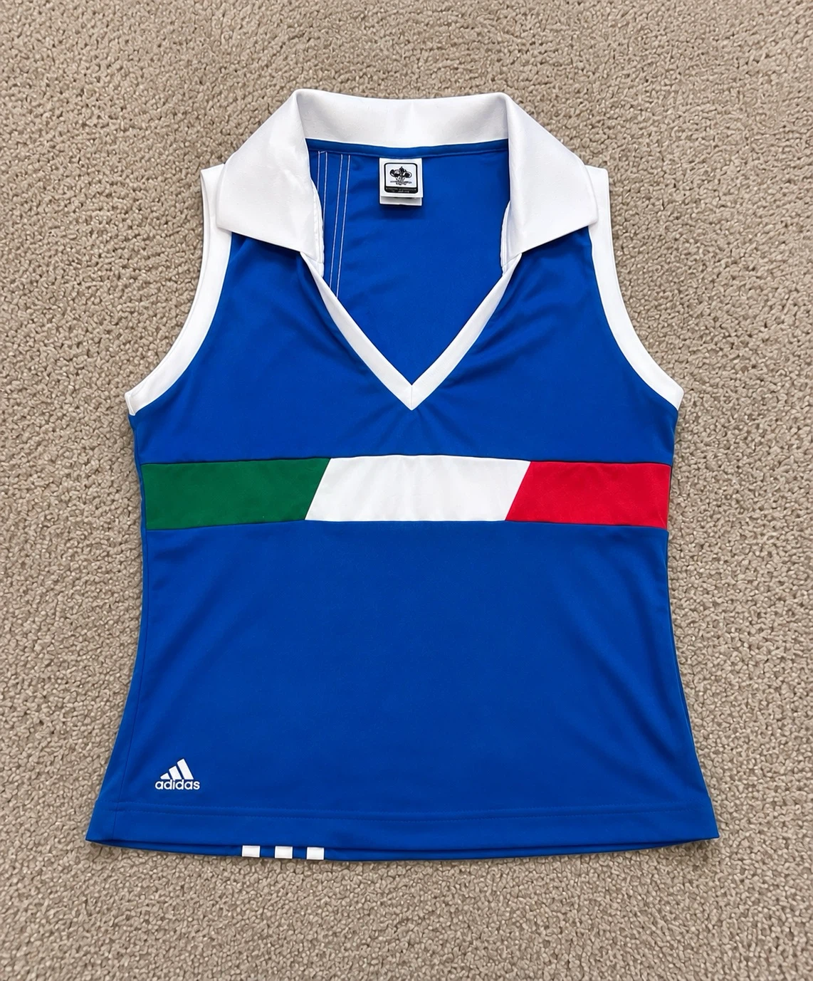 Adidas Italy 2006 World Cup Sleeveless Polo M - photo 5