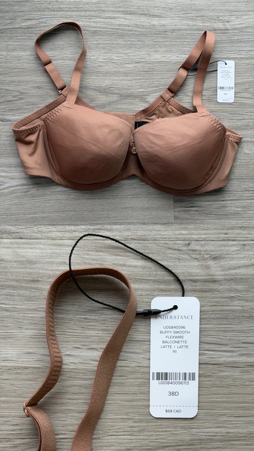 4 38D UNDERSTANCE black, brown, light brown, and beige bras with - photo 4