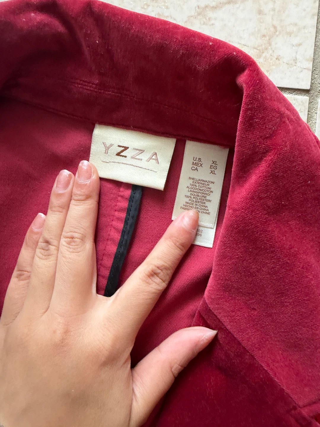 YZZA Red Velvet Blazer - photo 2