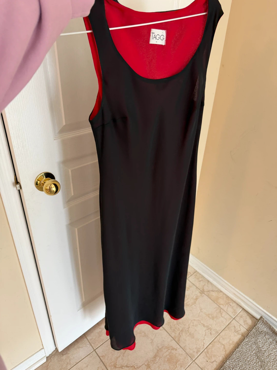 TAGG Black and Red Dress