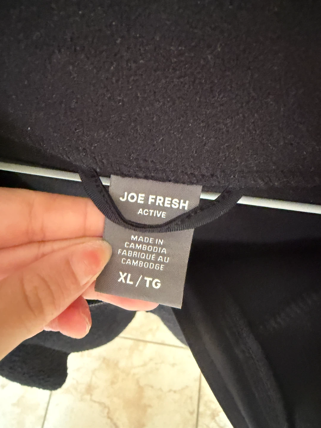 Joe Fresh Active Black Fleece Jacket - photo 2