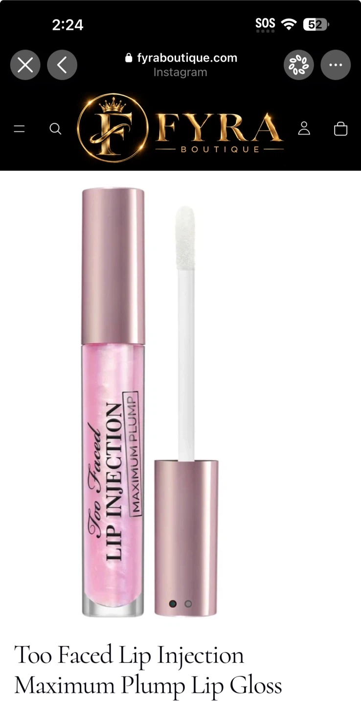 Too Faced Lip Injection Maximum Plump Lip Gloss