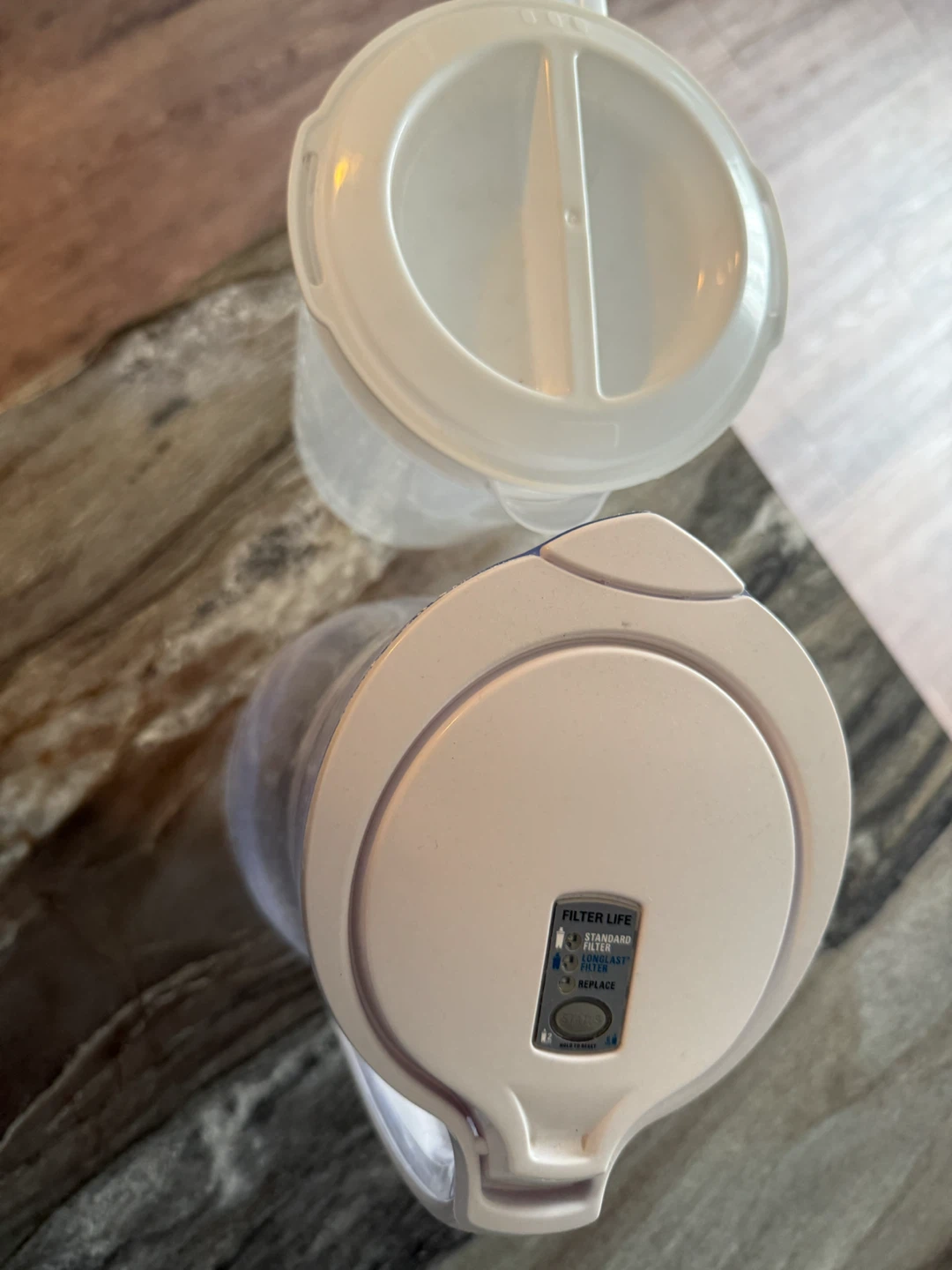 Water Filter Pitcher with a free clear plastic pitcher - photo 2
