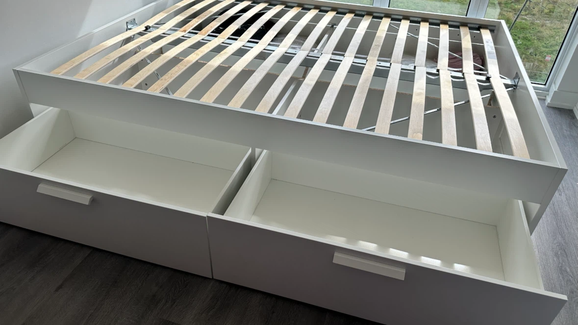 IKEA Brimnes Queen bed frame with storage- Queen - photo 5