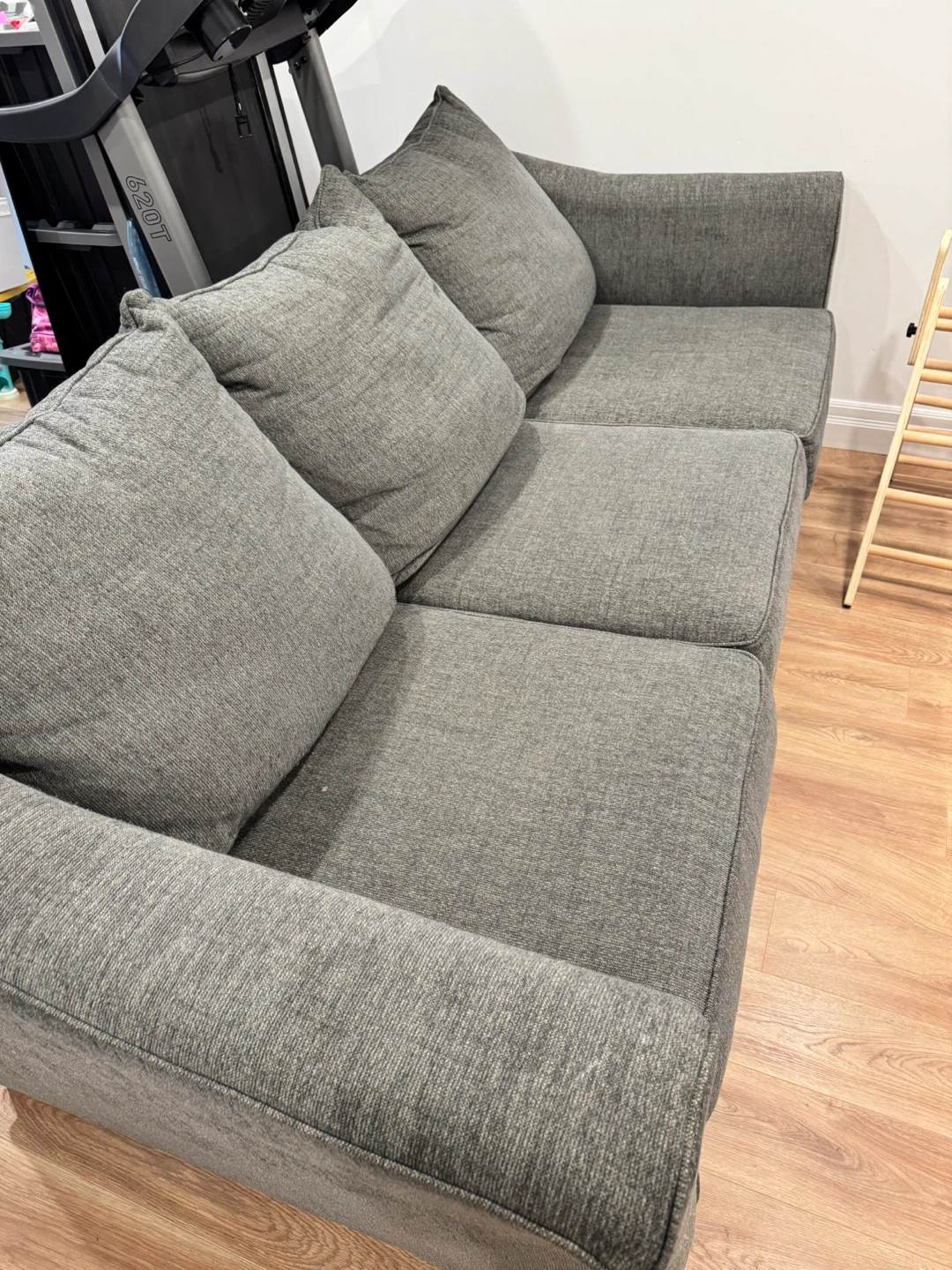 Grey Three-Seater Sofa - photo 2