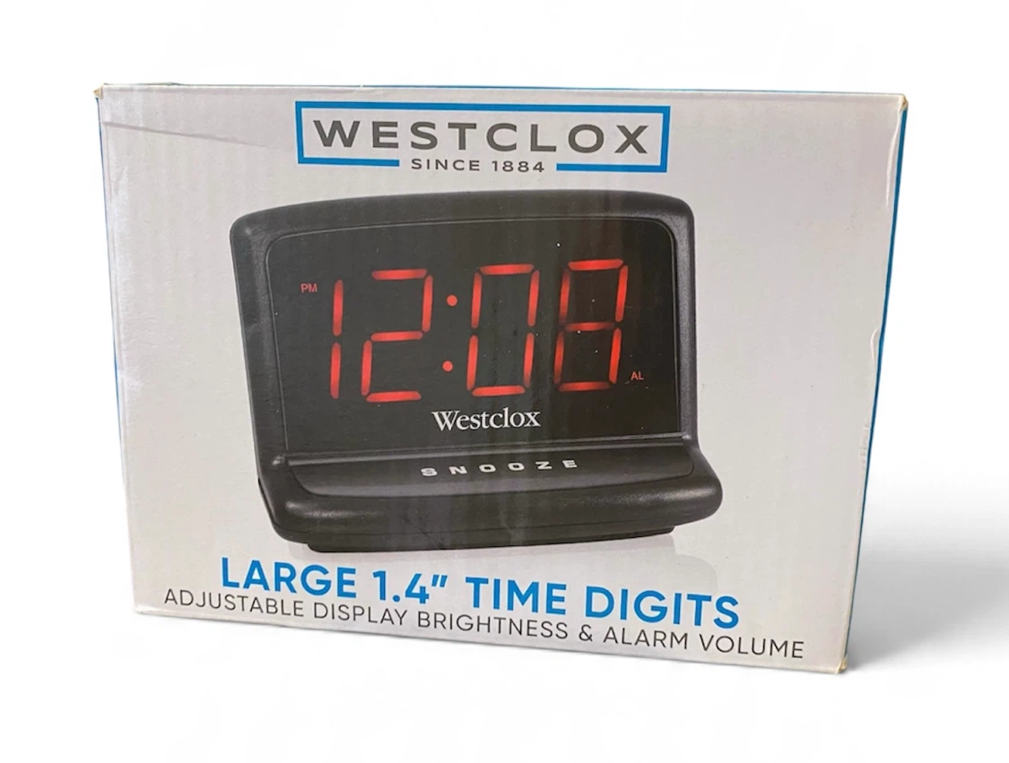 Westclox Digital Alarm Clock (Brand New in Box) - photo 4
