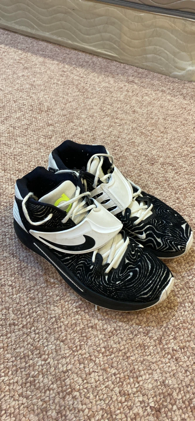 Nike KD14 Black White Volt - US 10.5