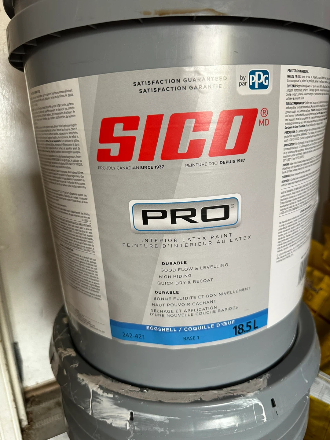 Sico Pro Interior Latex Paint - 2 Pails - photo 3