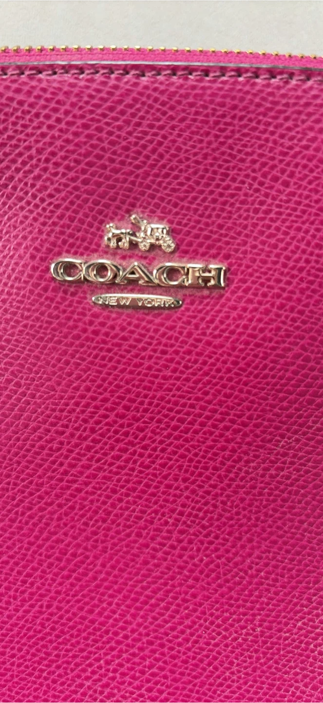 Coach Hot Pink Leather Handbag - photo 2