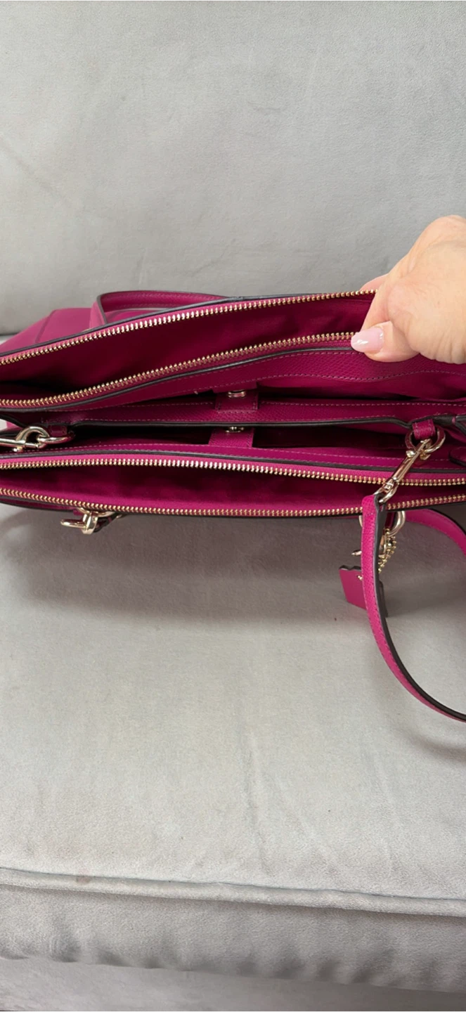 Coach Hot Pink Leather Handbag - photo 4