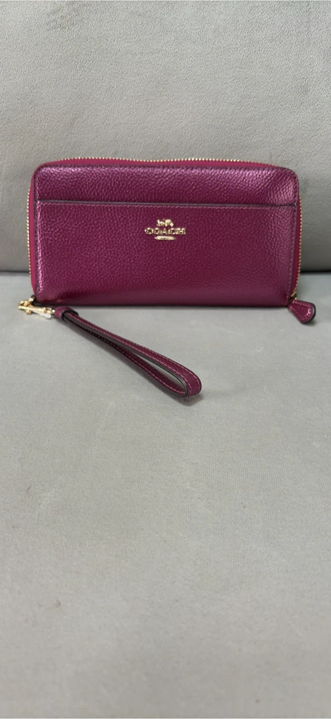 Coach Double Zip Wallet