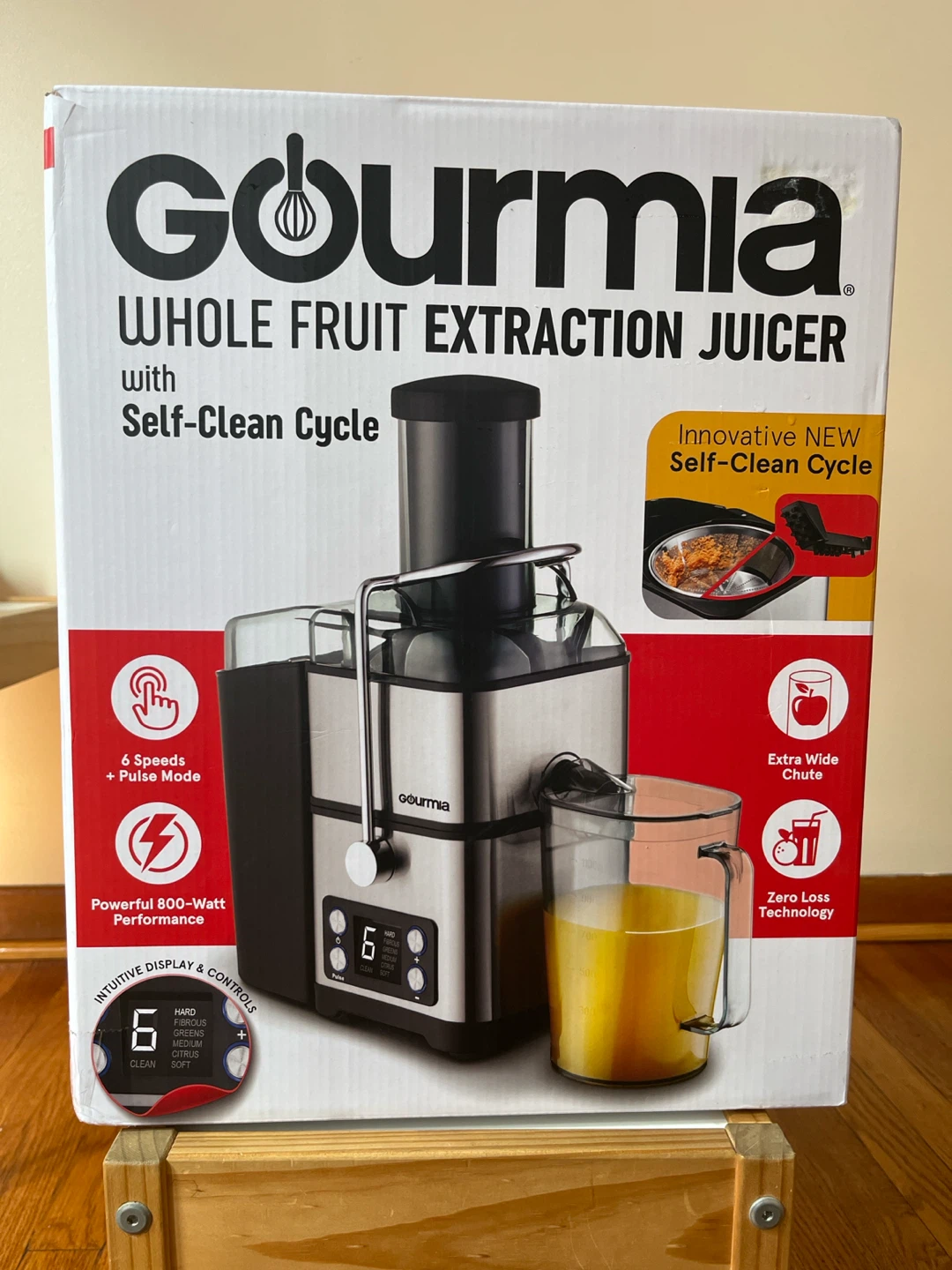 Gourmia Whole Fruit Extraction Juicer