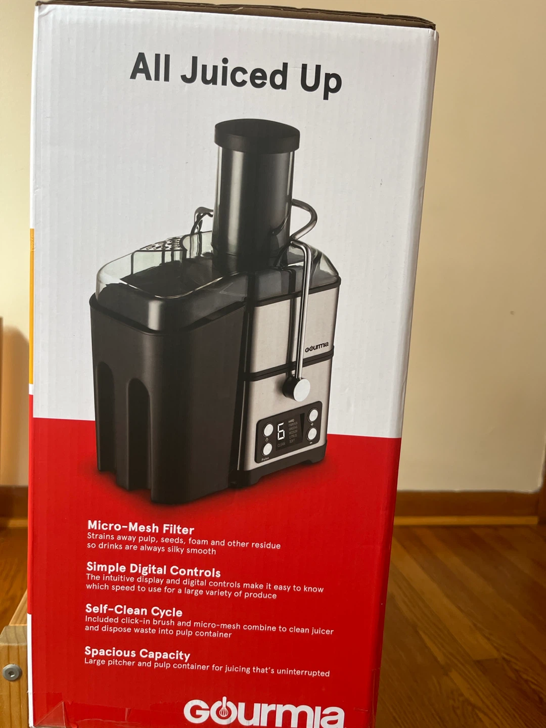 Gourmia Whole Fruit Extraction Juicer - photo 3