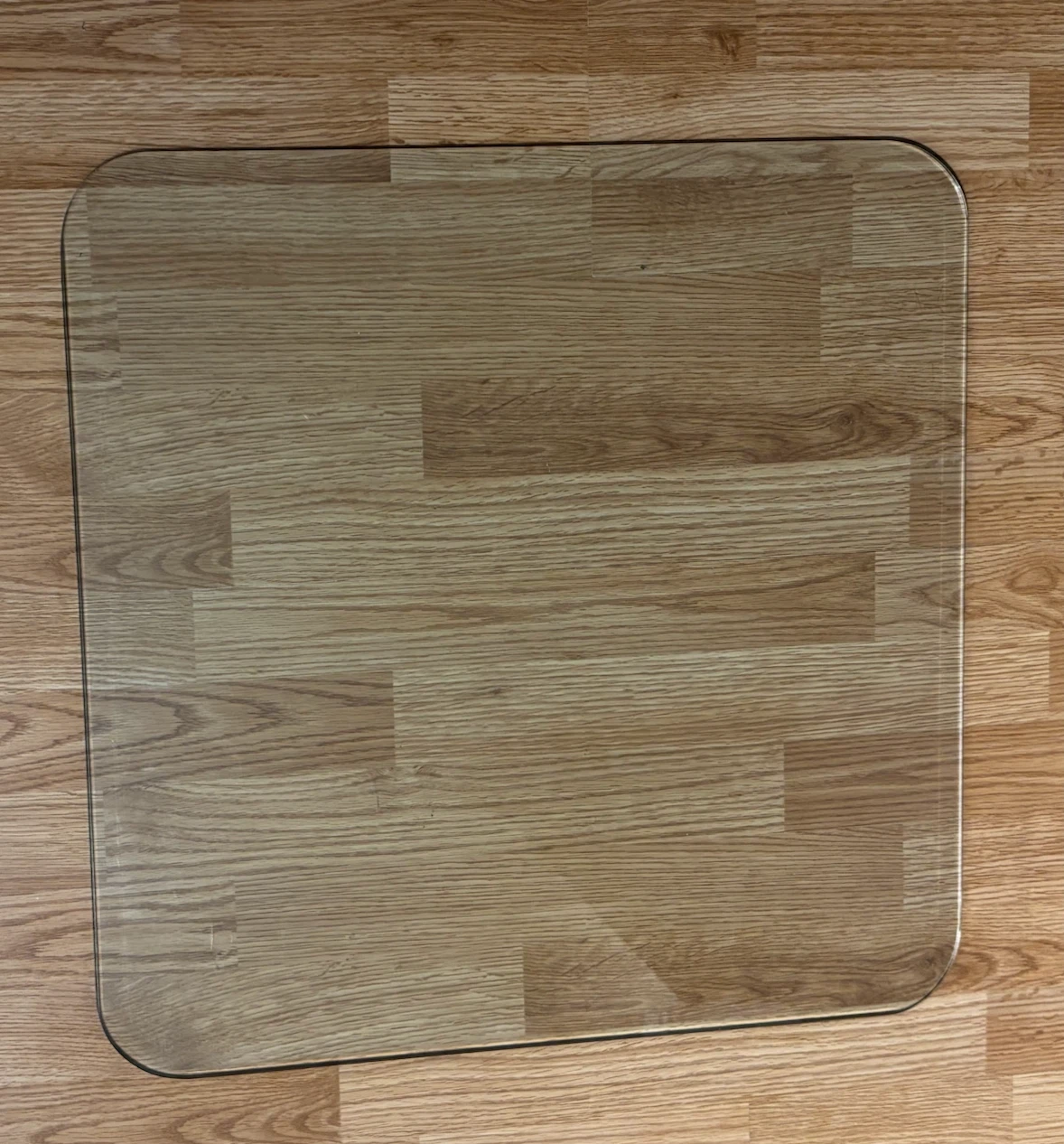 Square Tempered Glass Table Top