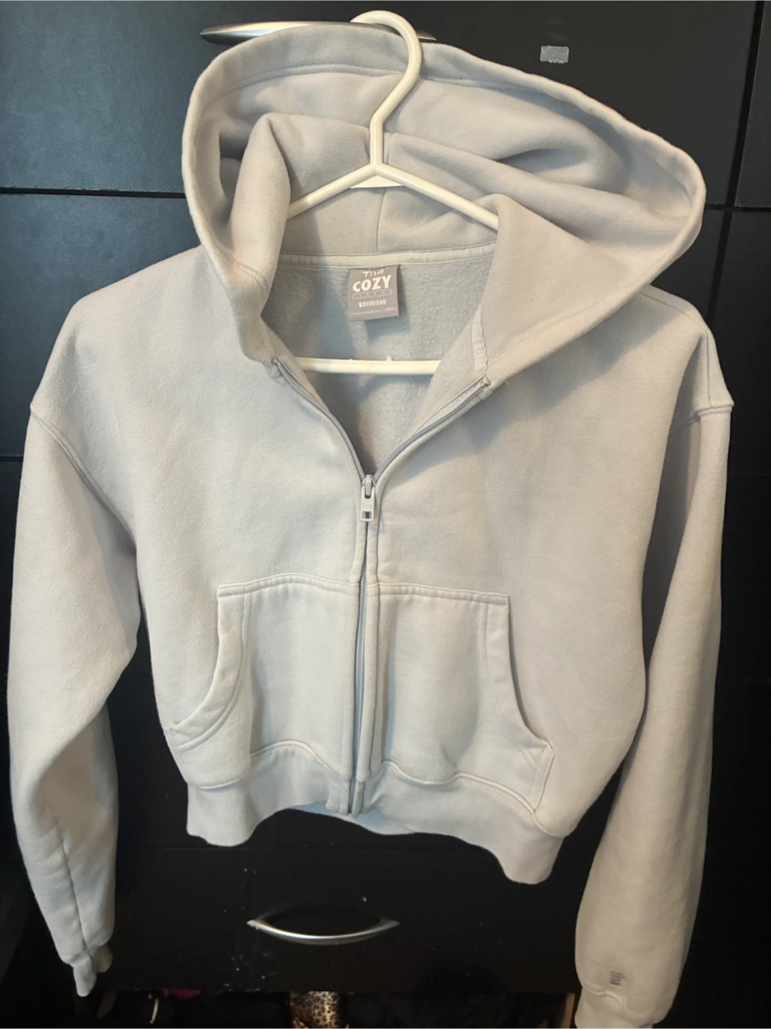 Tna Cozy Fleece Boyfriend Zip-Up Hoodie