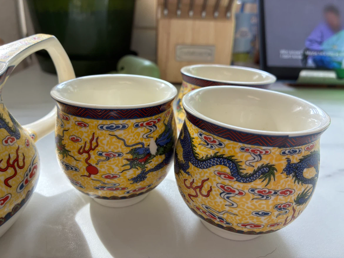 Dragon Pattern Tea Set - photo 2