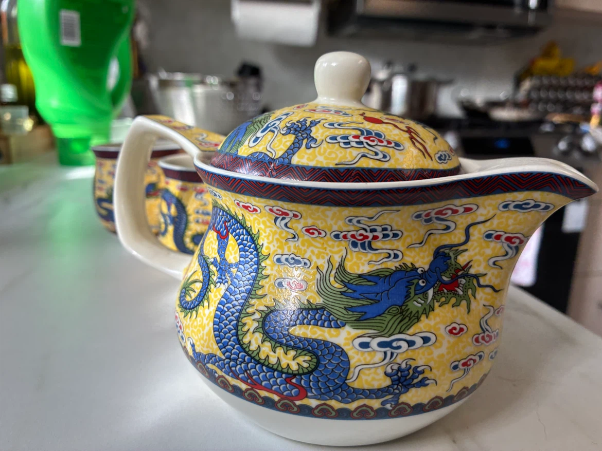 Dragon Pattern Tea Set - photo 3