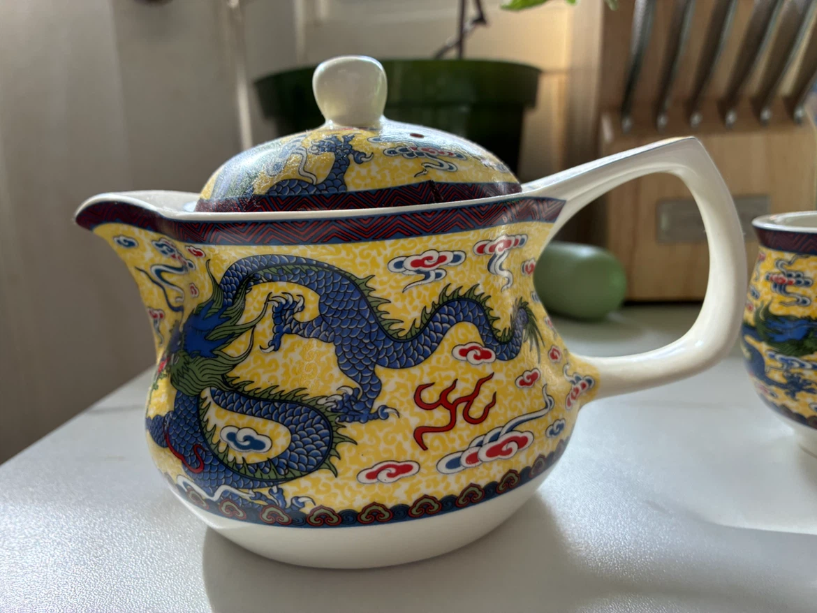Dragon Pattern Tea Set - photo 5