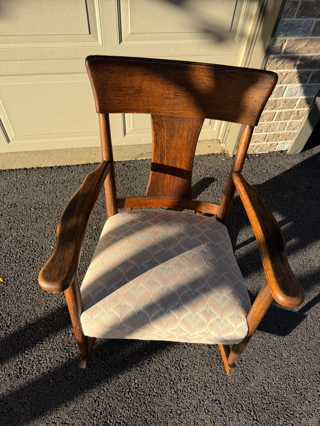 Vintage Murphy Wooden Rocking Chair