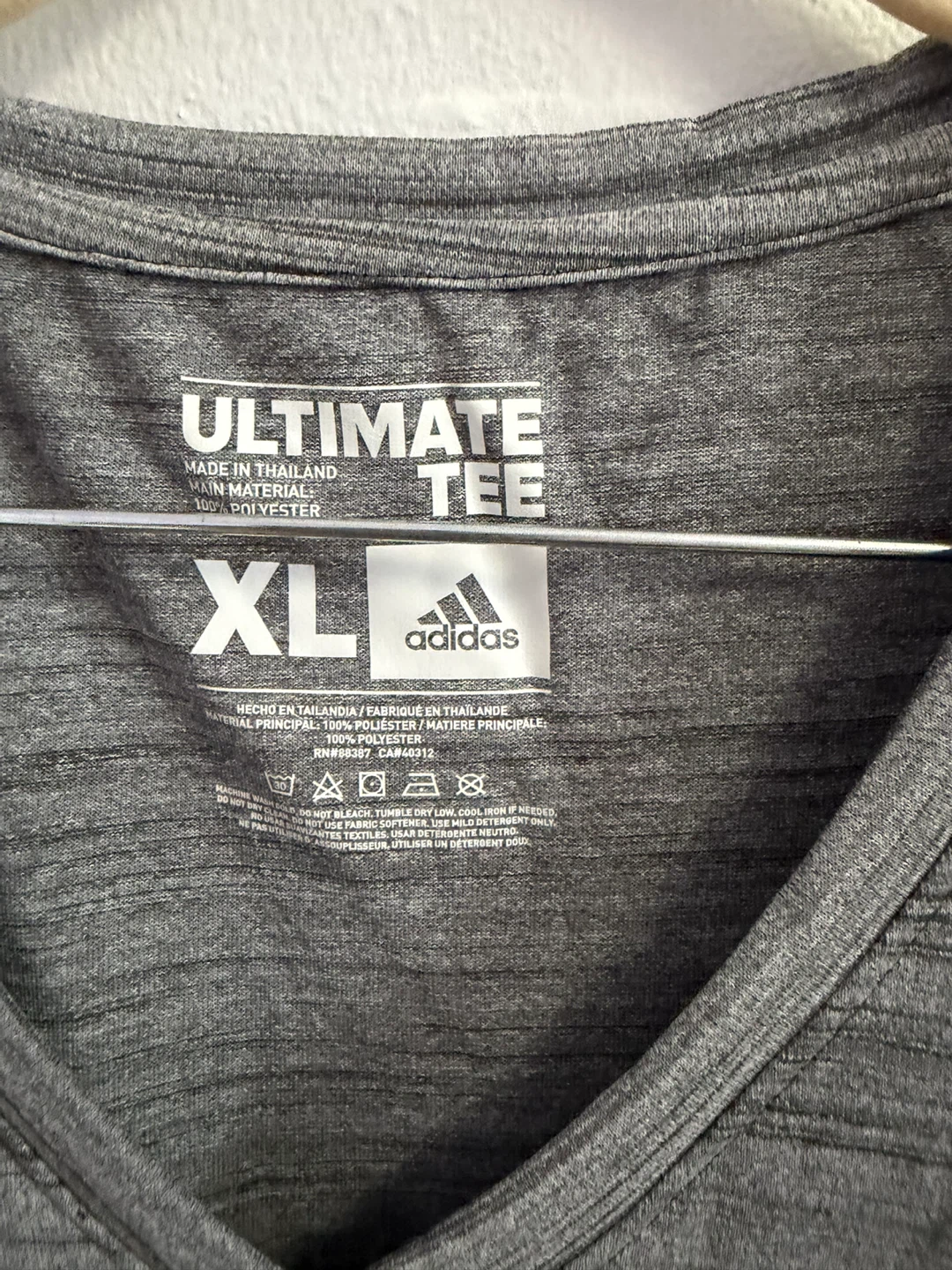 Adidas Ultimate Tee Gray Size XL - photo 3