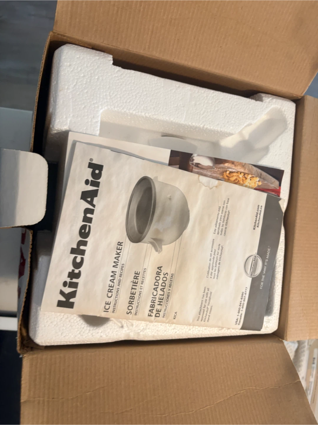 KitchenAid Ice Cream Maker Stand Mixer Attachment - photo 2