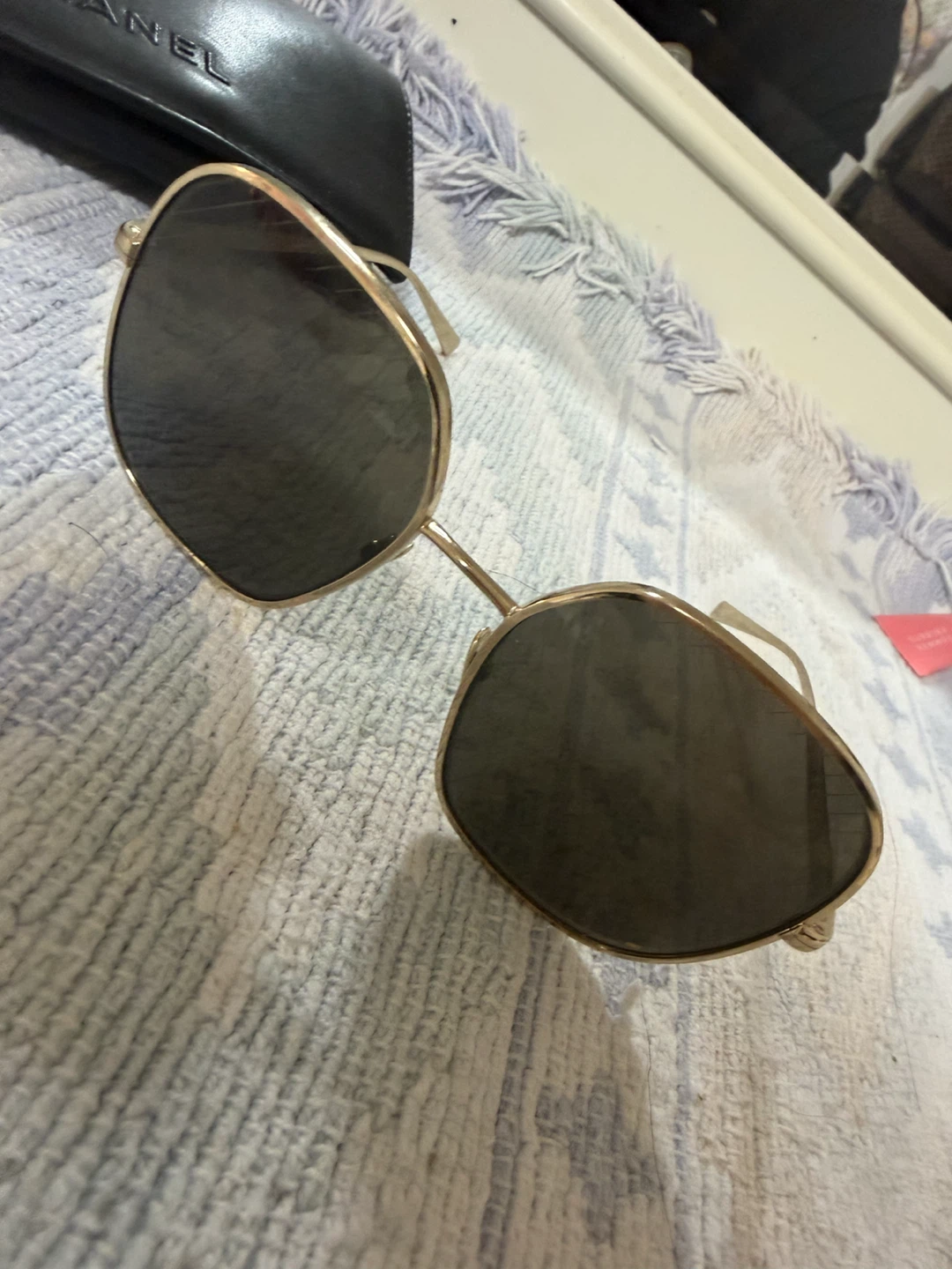 Chanel Gold Sunglasses