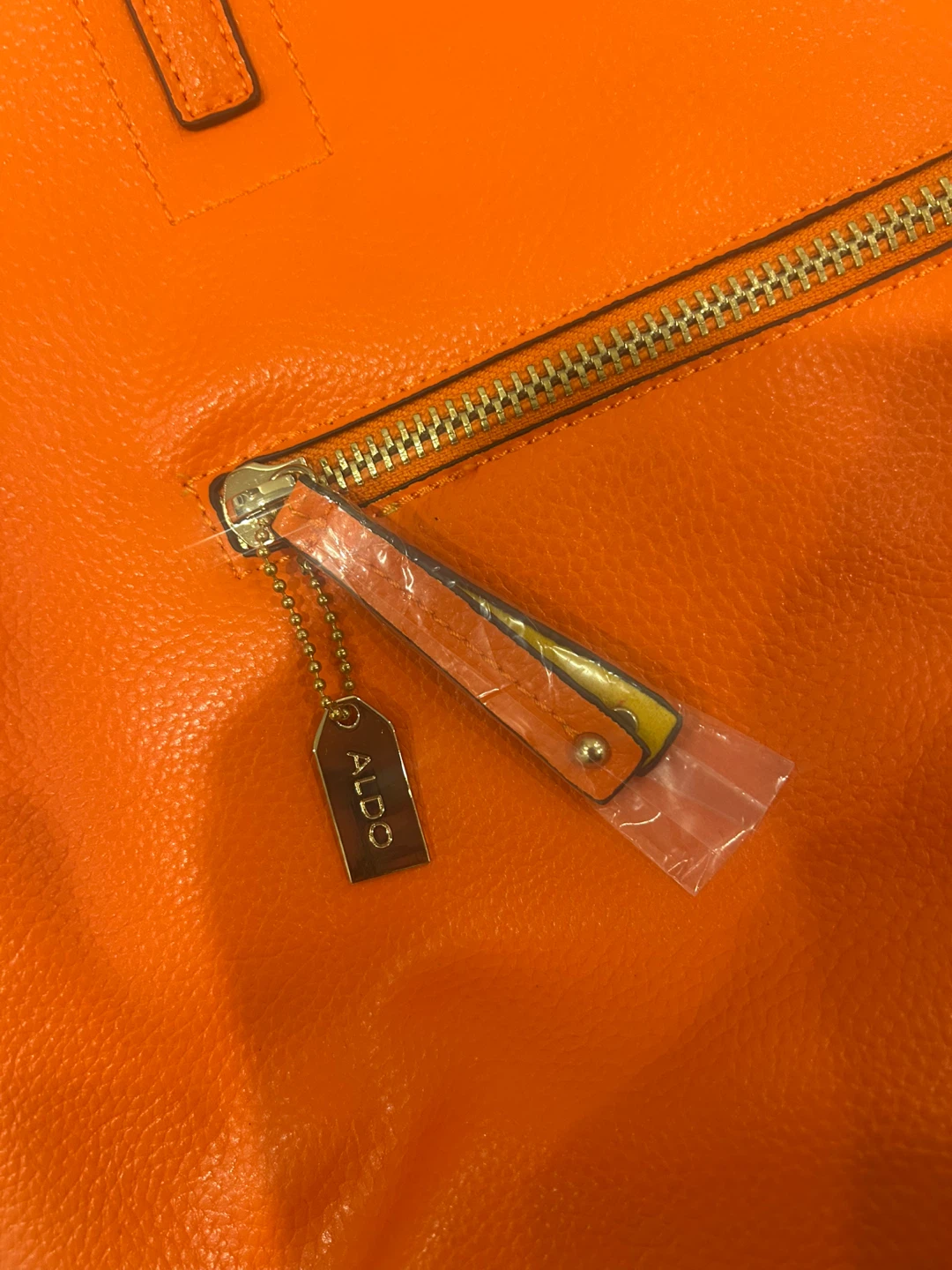ALDO Orange Tote Bag W Matching Tote - photo 4