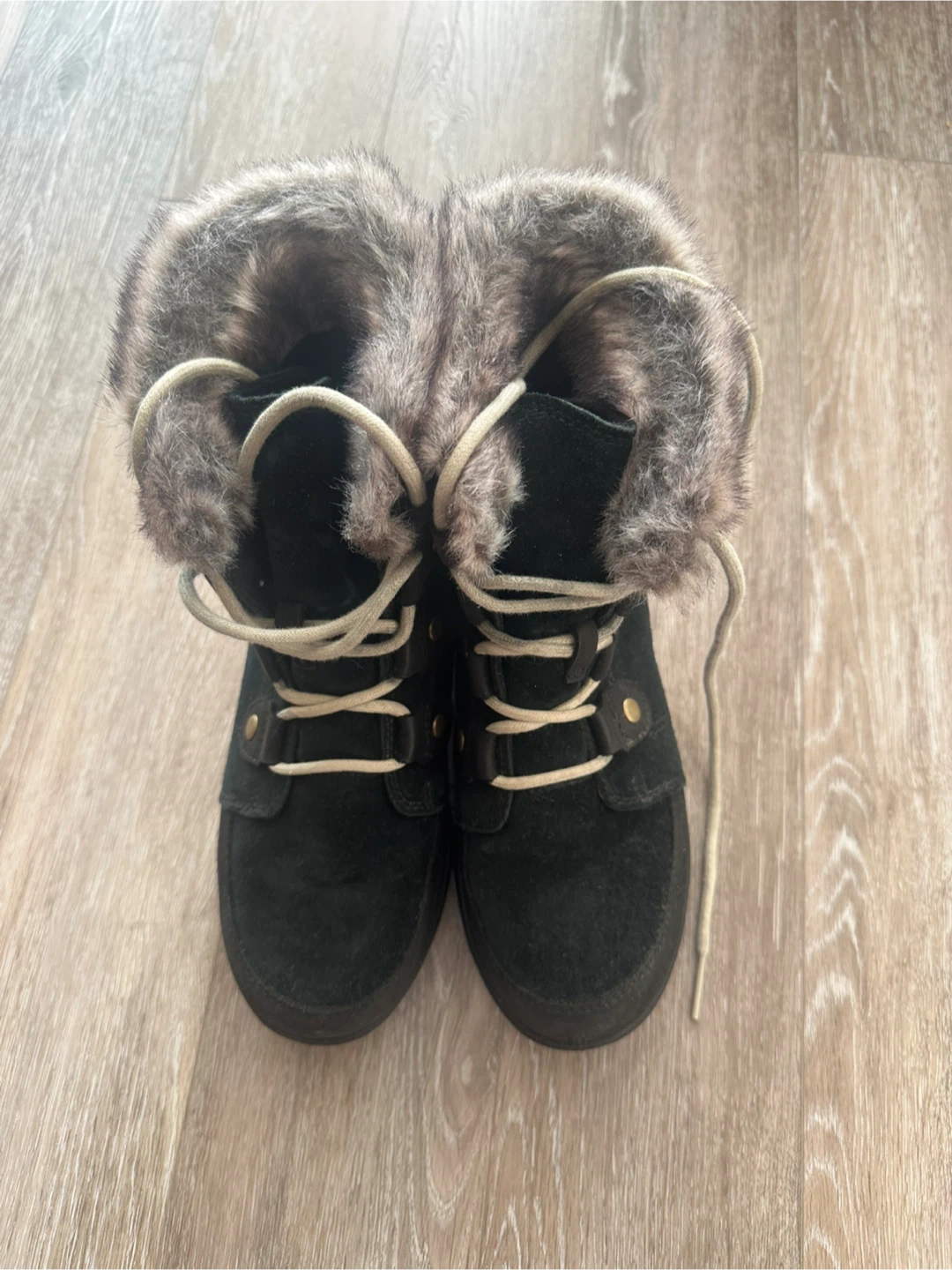 Sorel Waterproof Suede Boots - Black