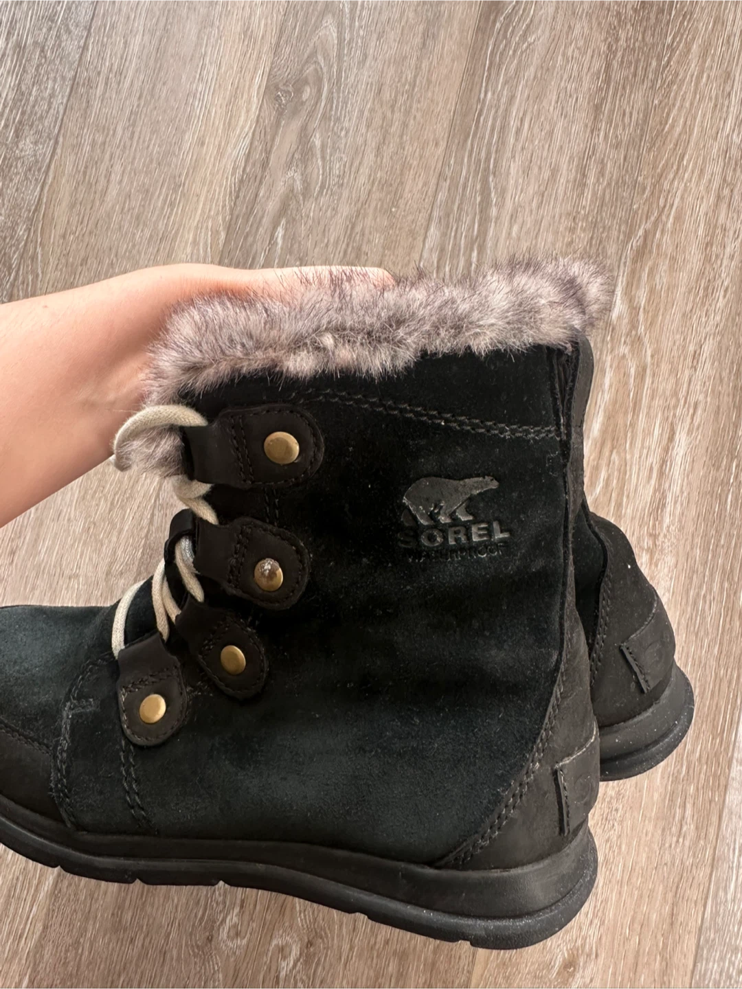 Sorel Waterproof Suede Boots - Black - photo 4