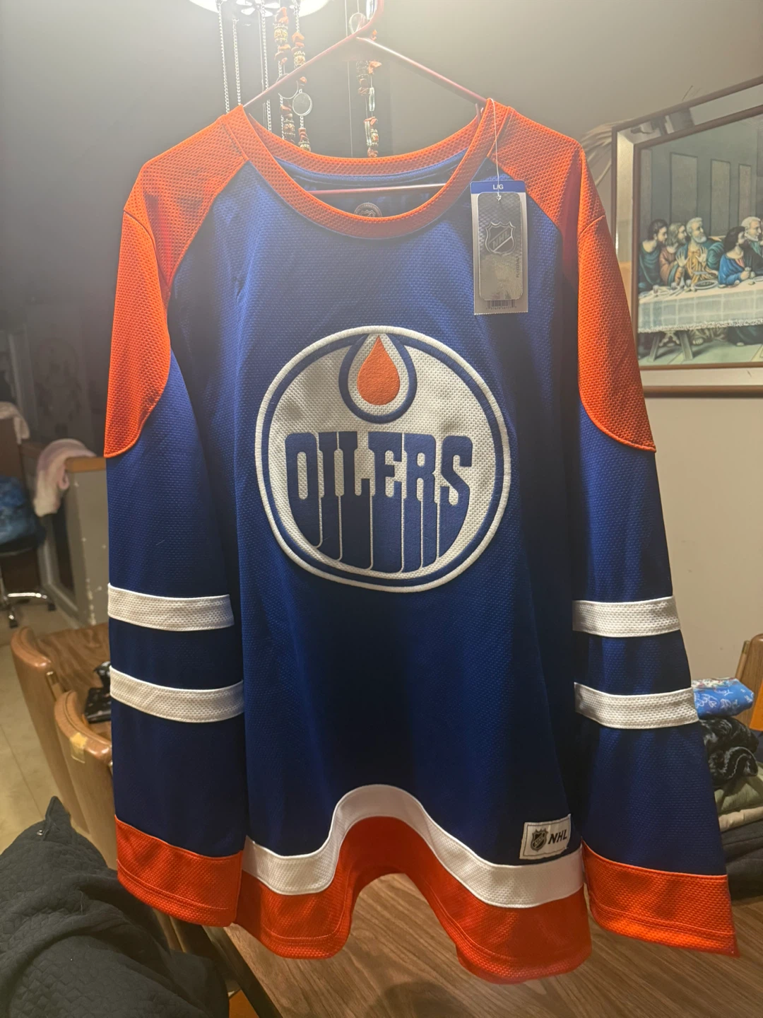 Edmonton Oilers NHL Jersey Large BRAND NEW