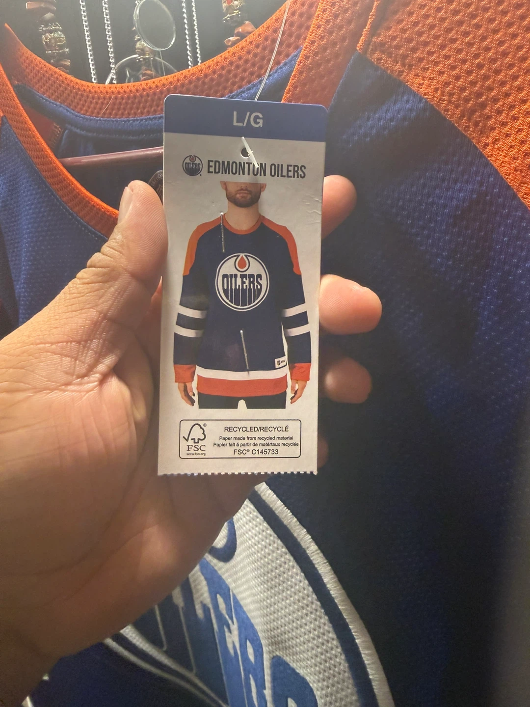 Edmonton Oilers NHL Jersey Large BRAND NEW - photo 4
