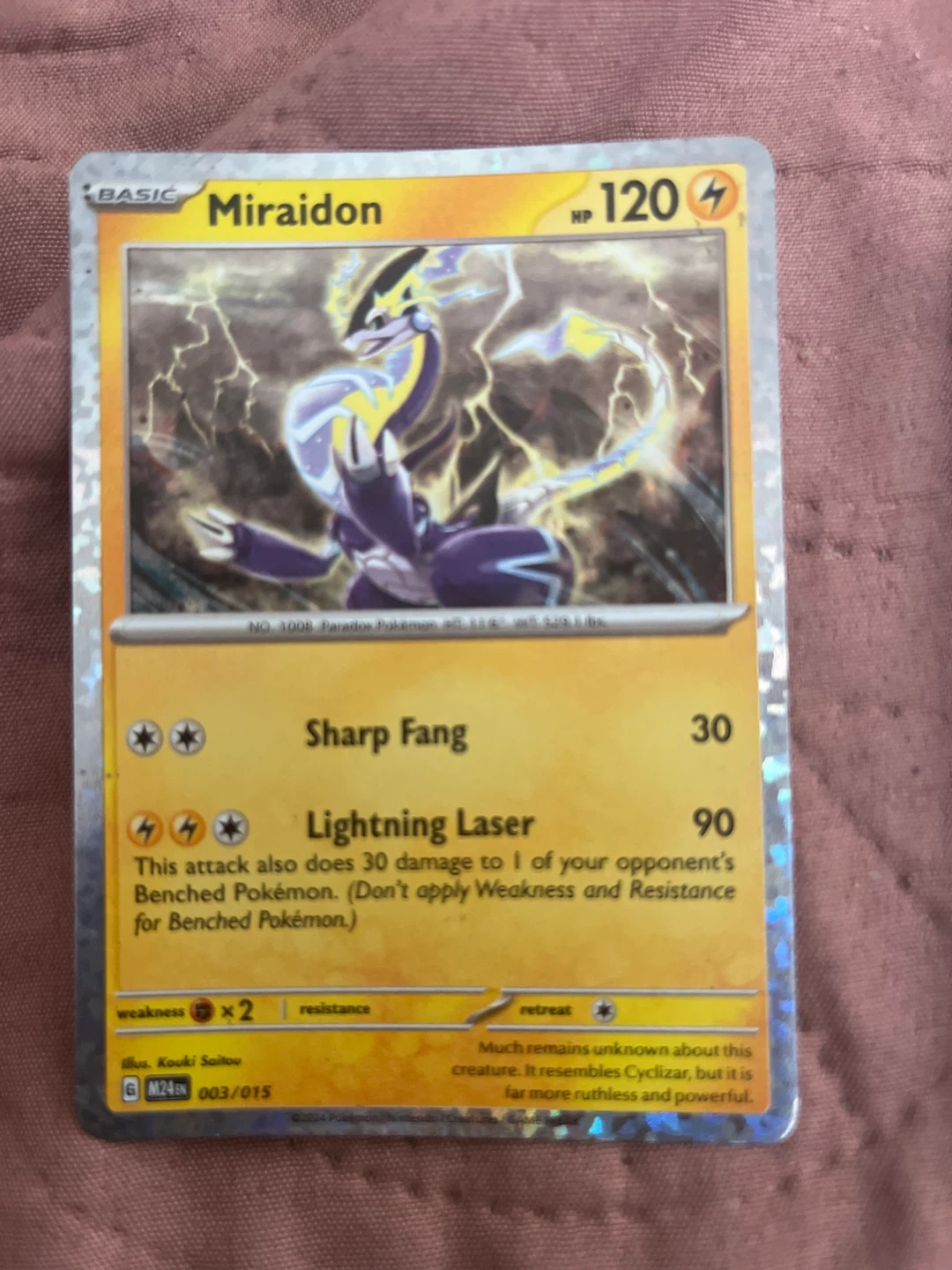 3 Pokémon cards