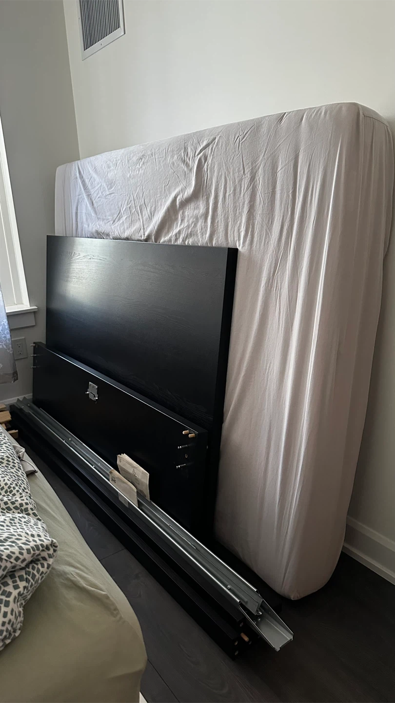 Double size ikea malm bed frame and matress