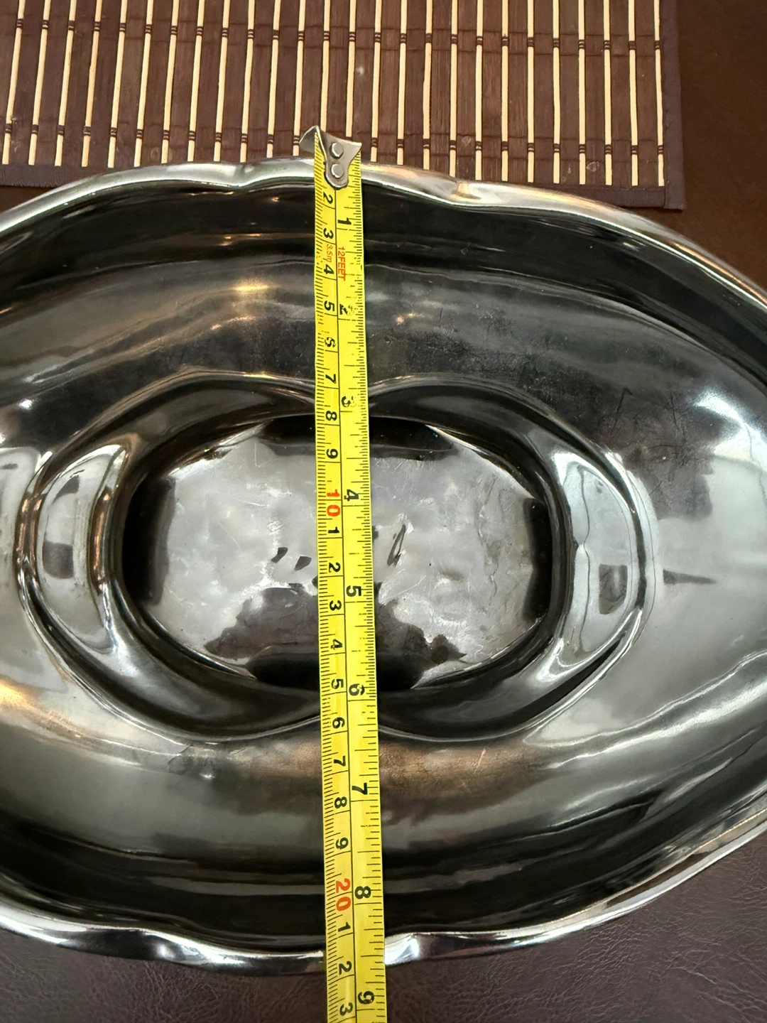 Decorative Silver and Cream Floral Bowl - photo 5