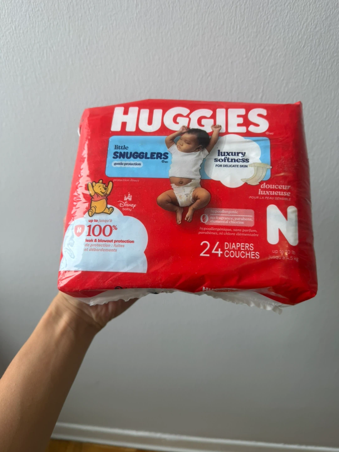 Huggies Little Snugglers Newborn Diapers 24 Pack