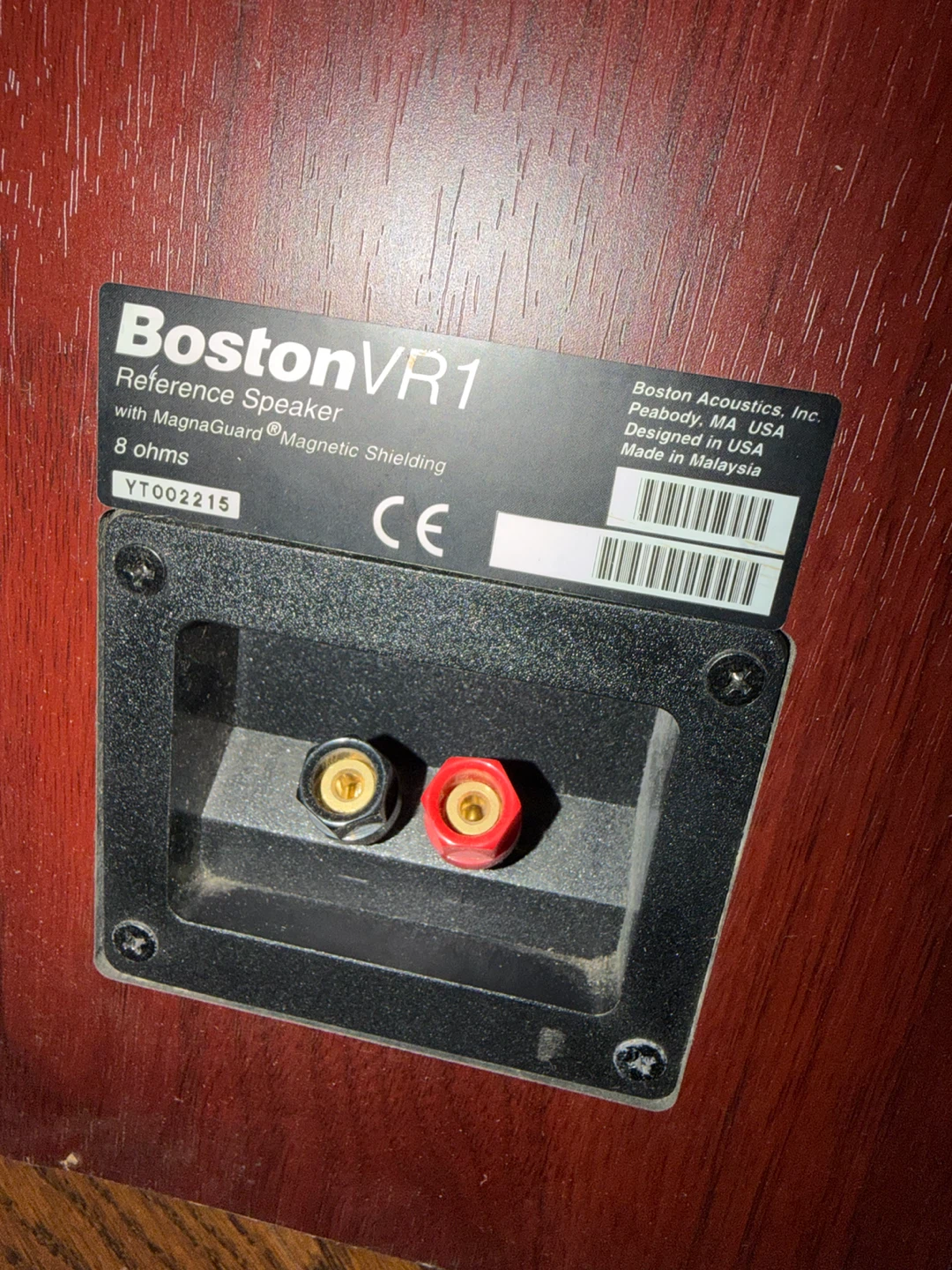 Boston Acoustics VR1 Reference Speakers - photo 3