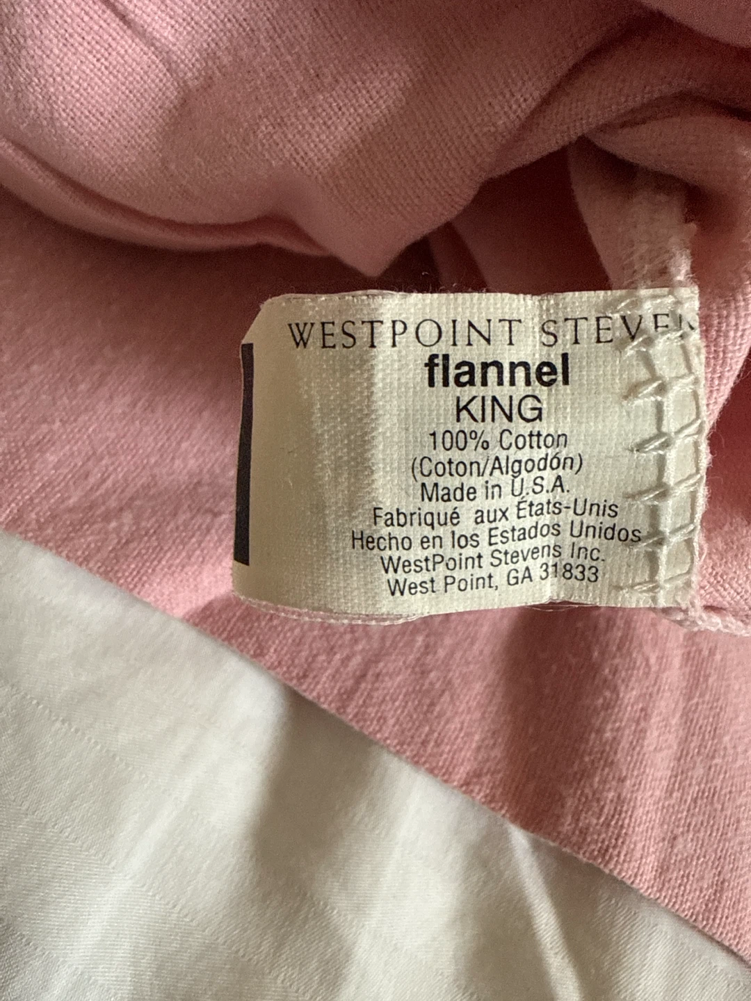 WestPoint Stevens Pink King Flannel pillowcases - photo 5