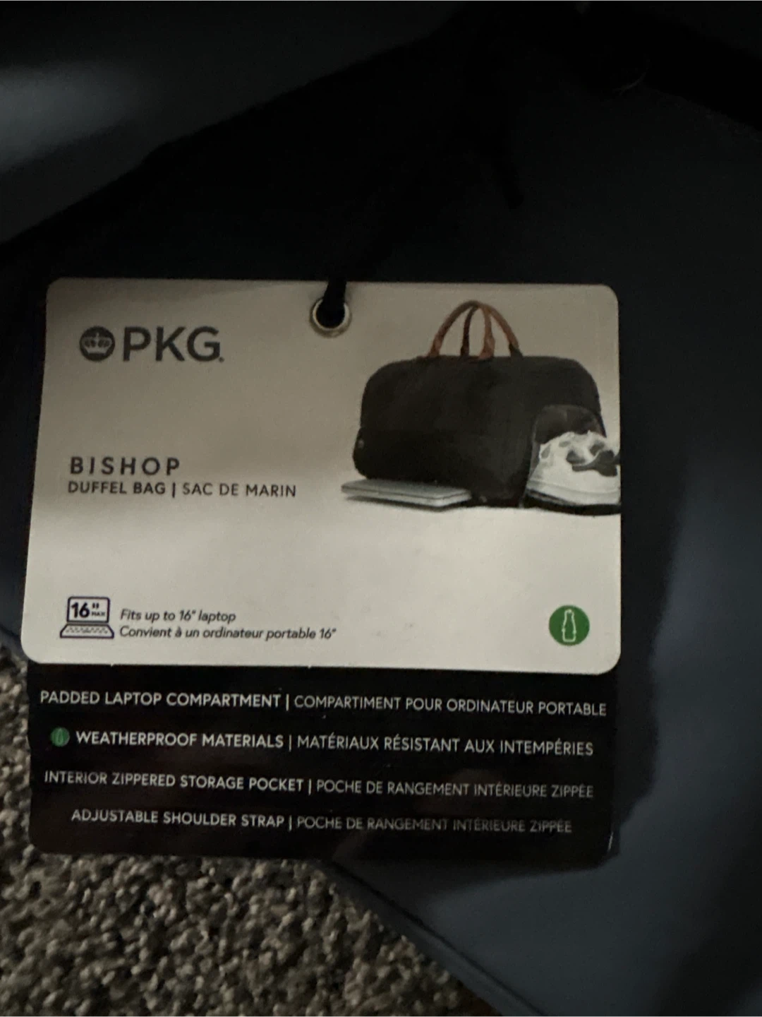 Brand New 42L PKG Bishop Duffel Bag - photo 2