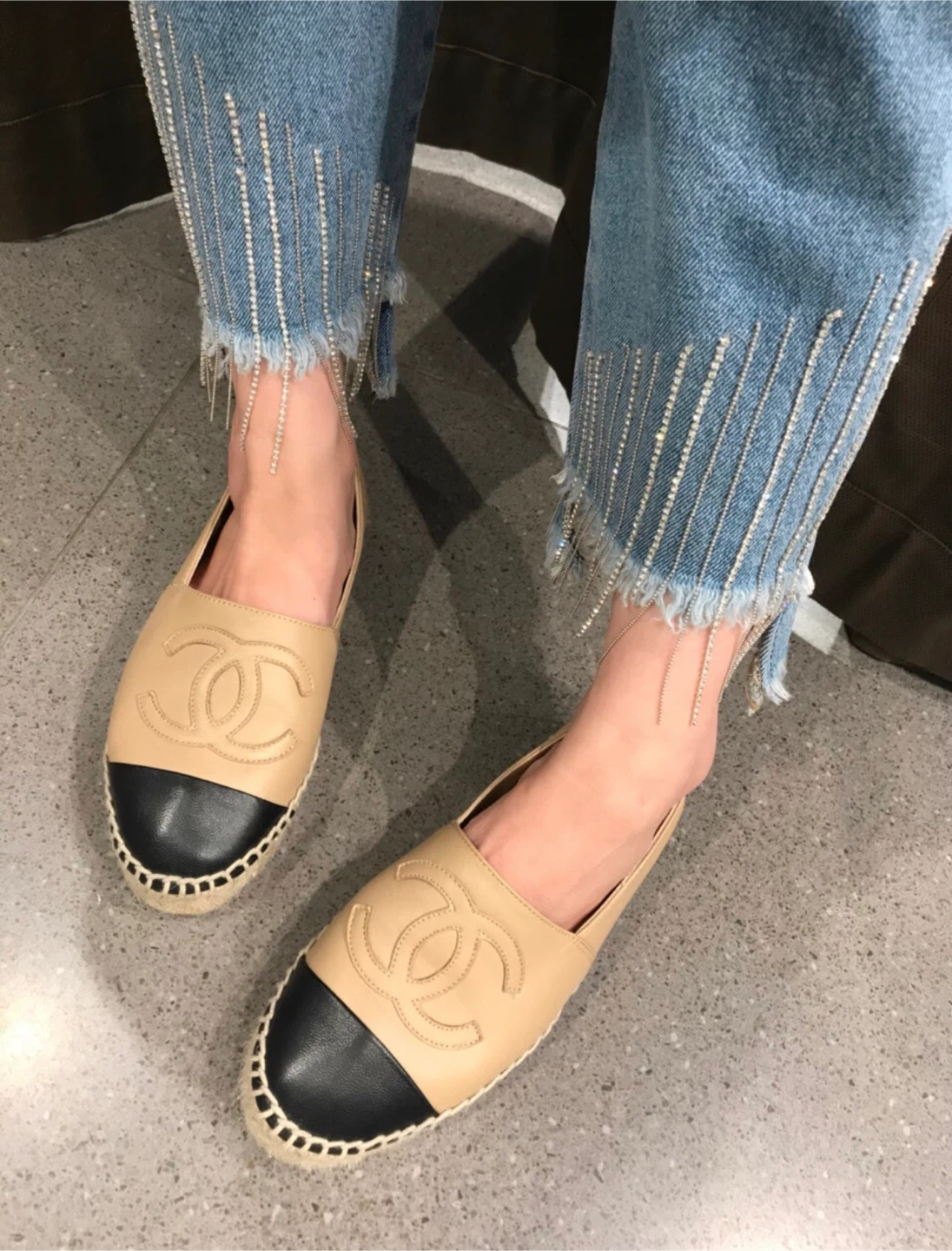 Authentic Chanel Espadrilles Size 37 - photo 3
