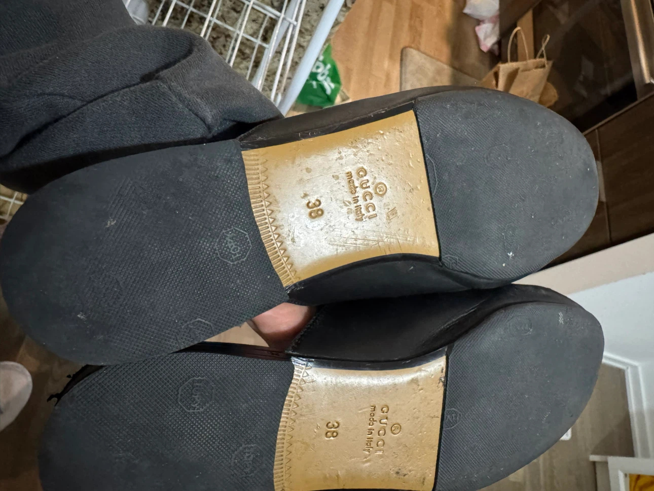 Authentic Gucci Bee and Star Mules - Size 38 - photo 5