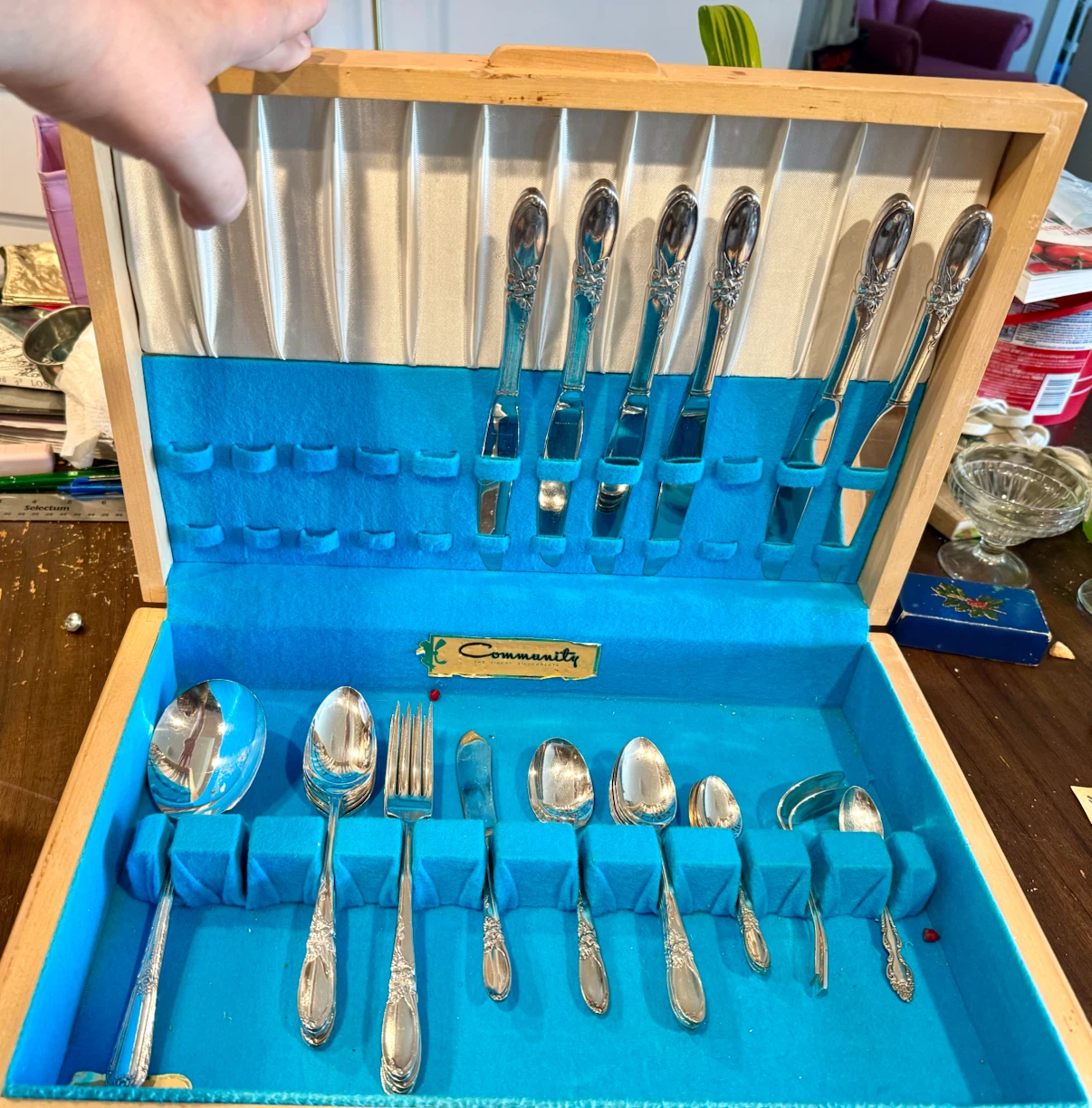 Community Silverplate Flatware Set - photo 2