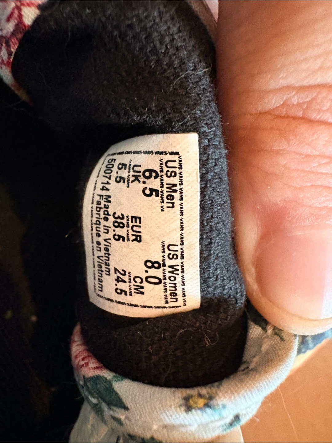 Vans Floral Canvas Sneakers - photo 3