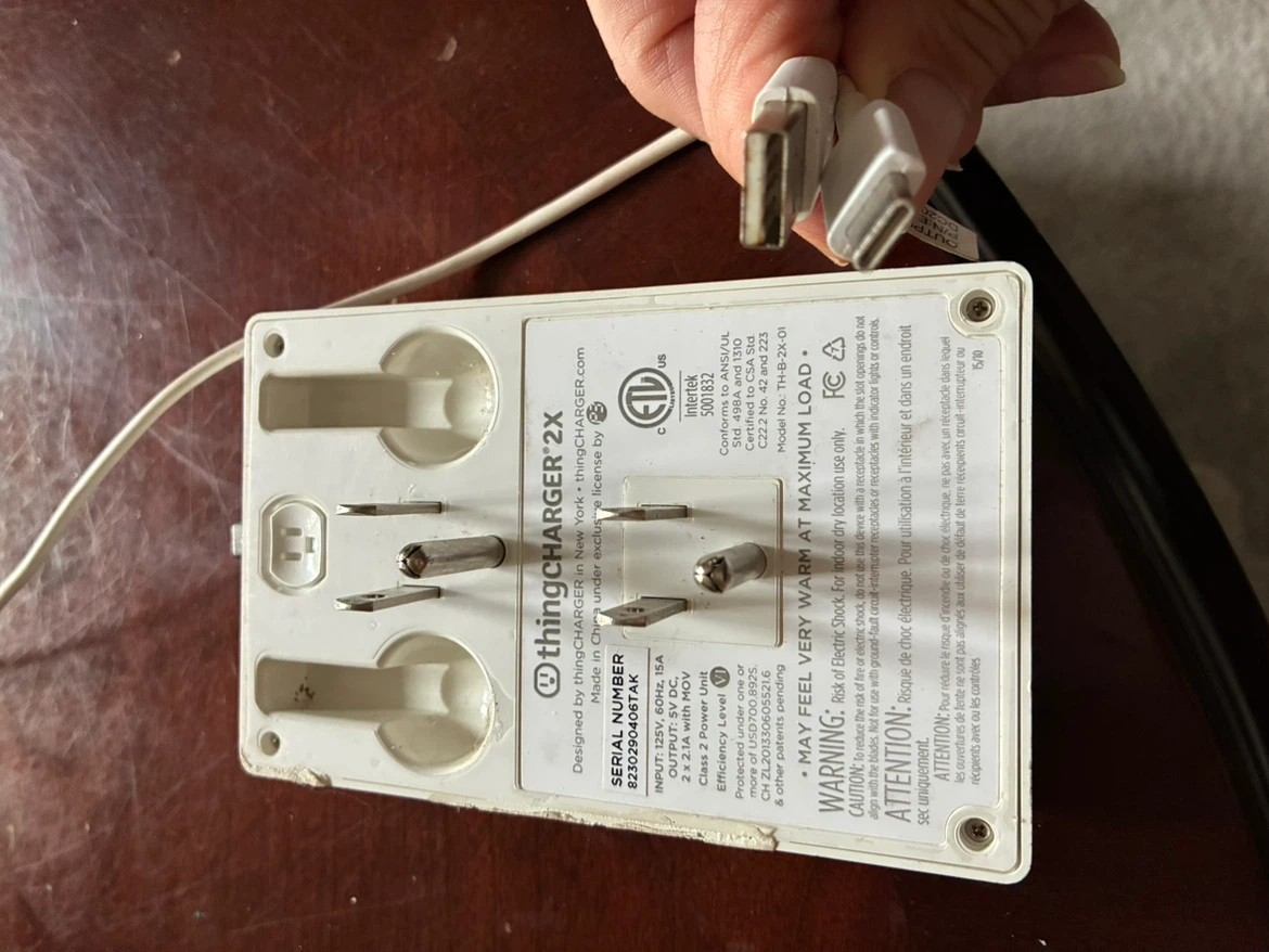 thingCHARGER 2X Outlet Extender Wall Tap - photo 4