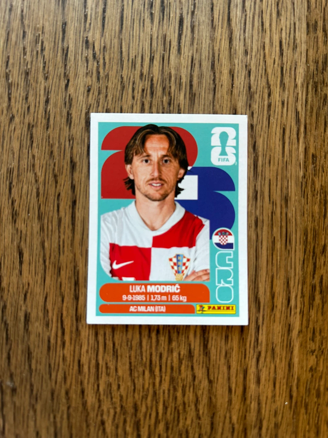 Panini Luka Modric Sticker FIFA World Cup 2026