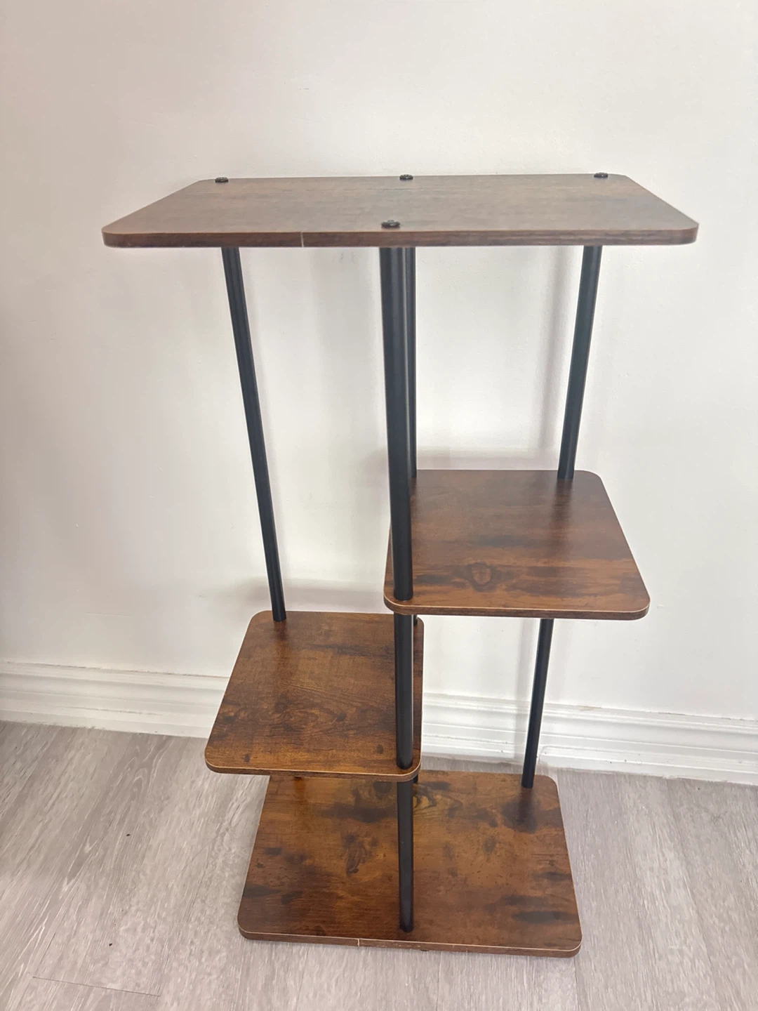 Unused- 4-Tier Wooden Plant Stand