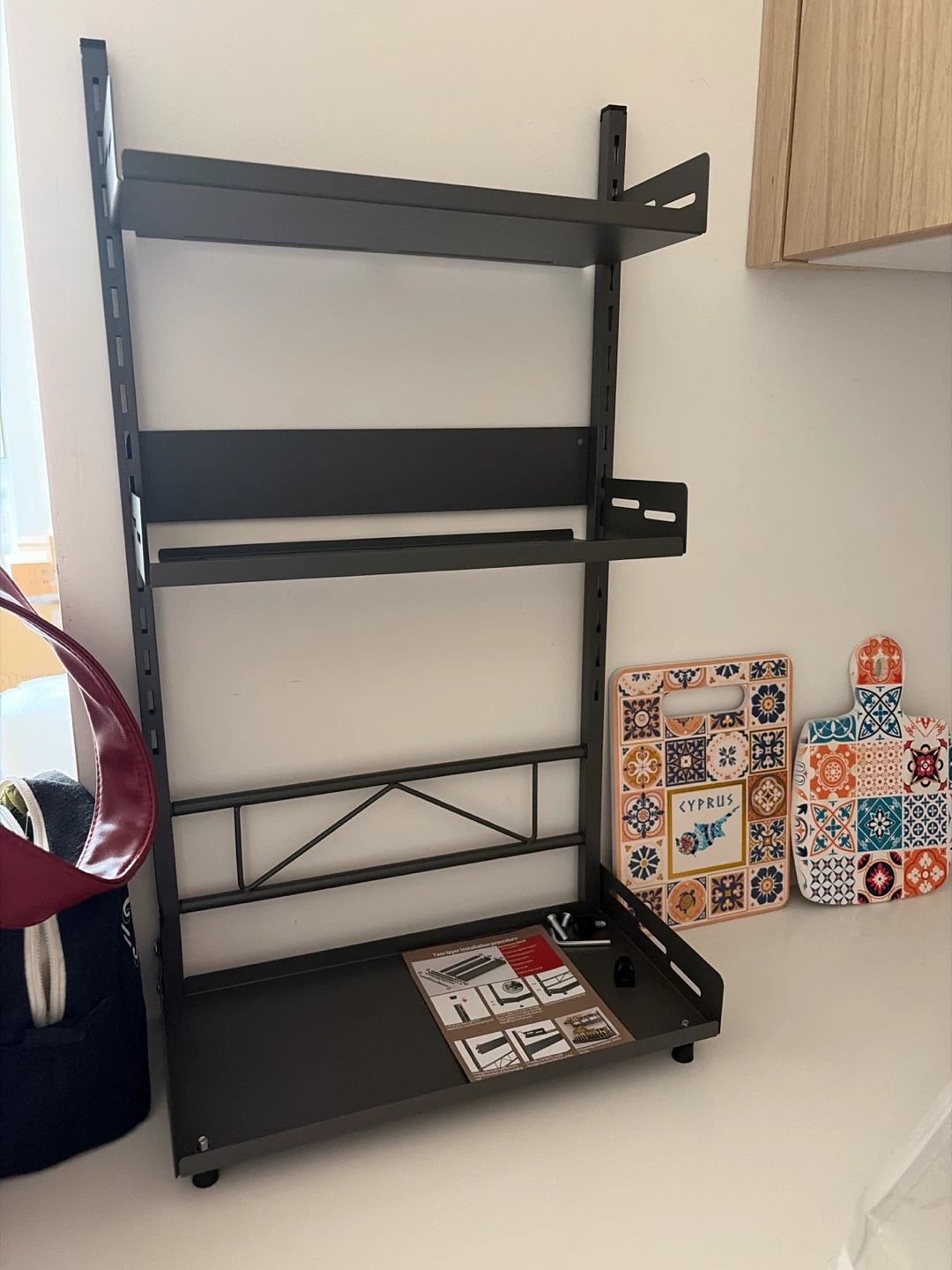 Three-Layer Metal Countertop Spice Rack